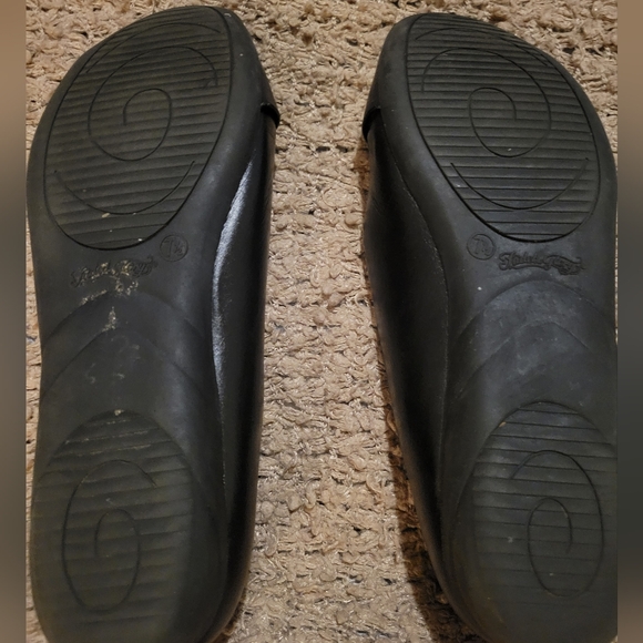 WOMENS FADED GLORY BOW FLAT BALLET SHOES BLACK SIZE 7.5 - Picture 7 of 11